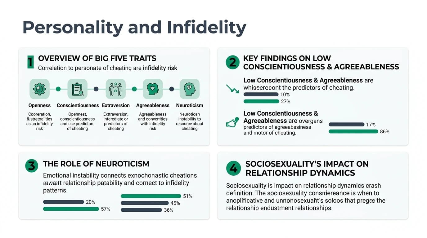 Infographic explaining personality dimensions, professional use cases, and interpretation safeguards to avoid simplistic or biased conclusions from score profiles.